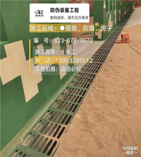 平谷 例如在抖音上有“迷彩墙，外围墙面挡 - 星空数码迷彩漆施工队