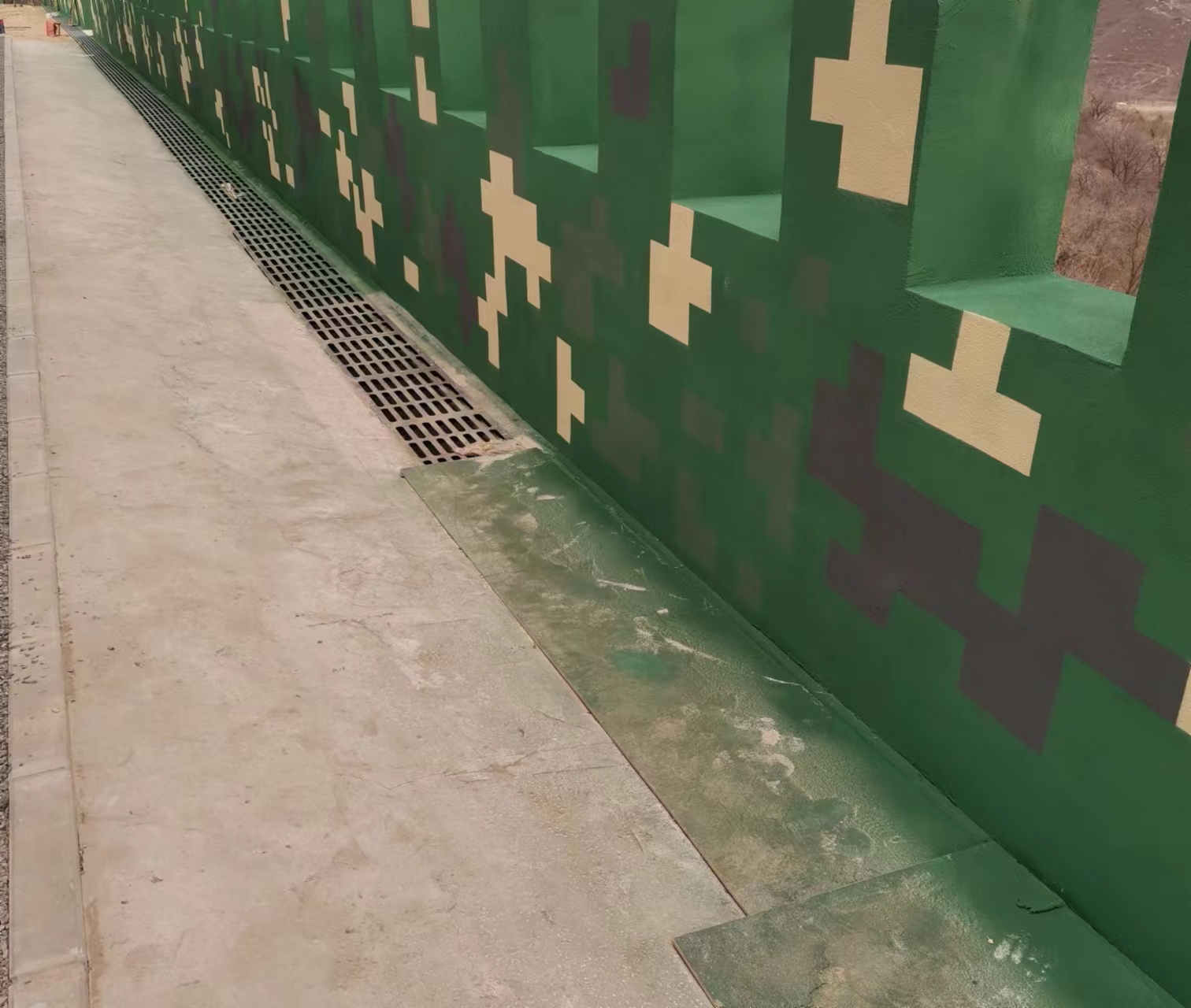 平谷围墙迷彩喷涂,数迷彩漆